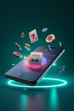 Smartphone mit Fresh Casino App